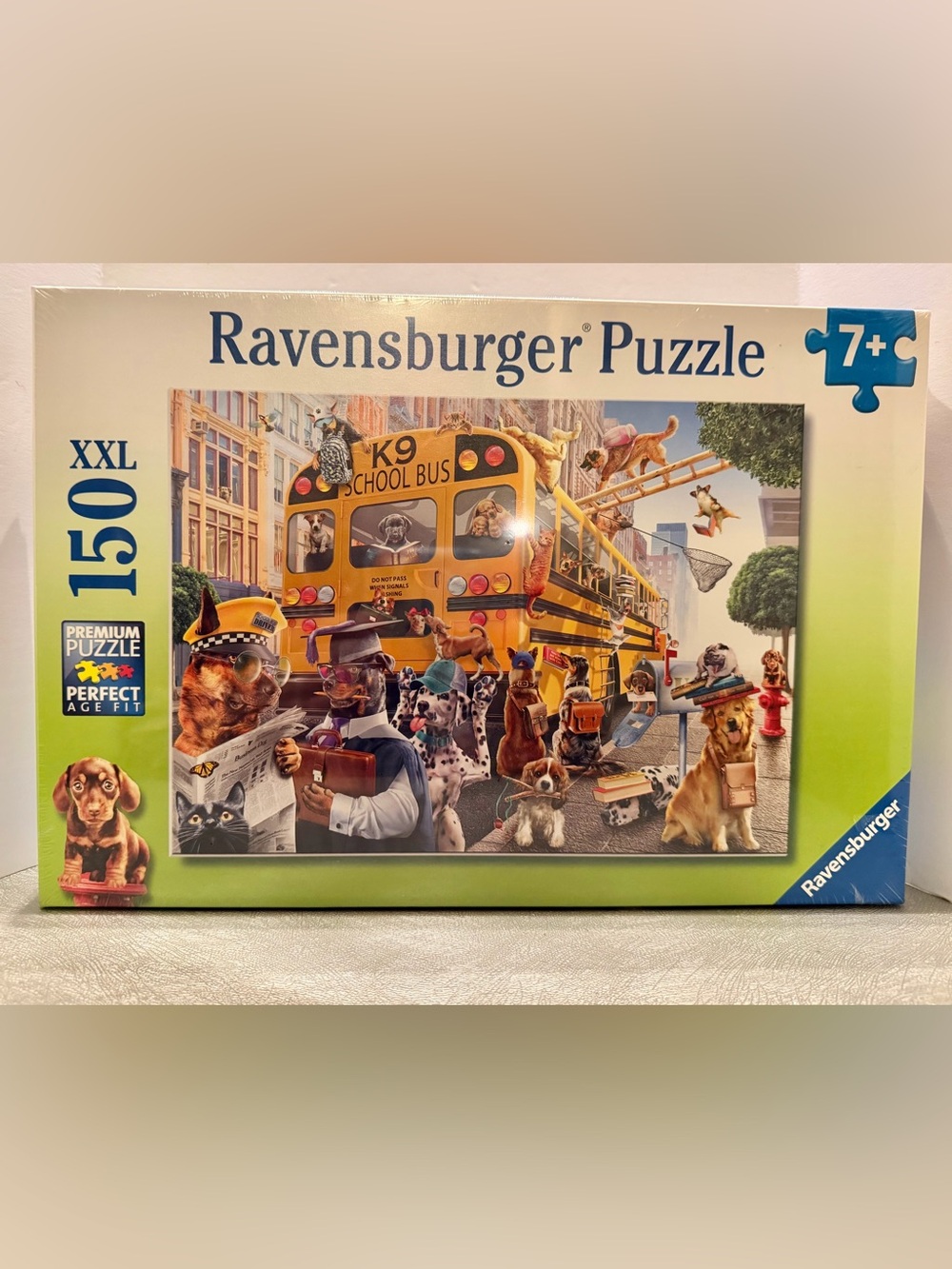 NEW Ravensburger Yellow K9 School Bus Dogs Puzzle - 150 Pieces XXL